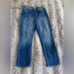 L'AGENCE Blue Straight Leg Jeans Ruth Castro 24